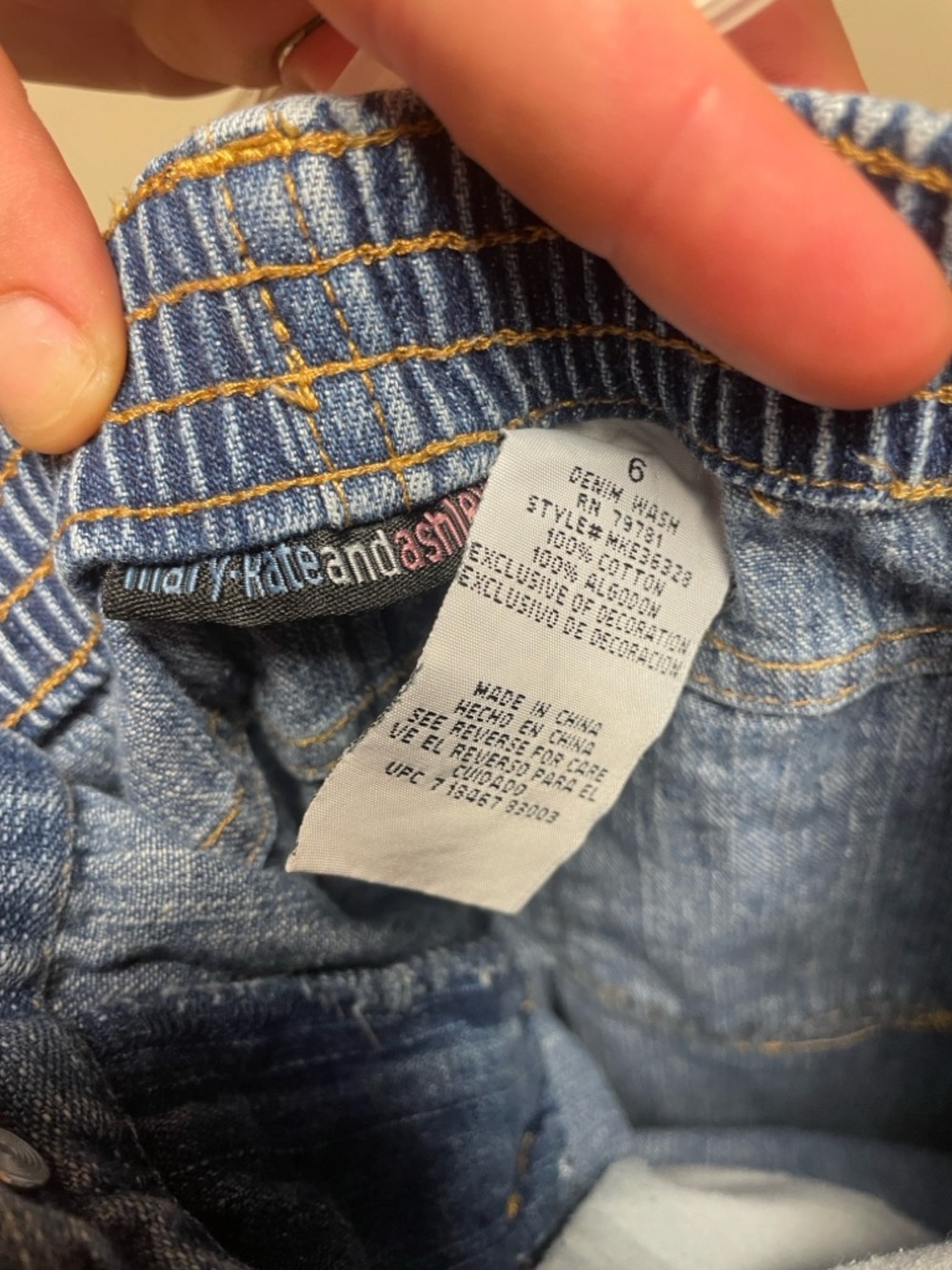 VINTAGE y2k MARY KATE AND ASHLEY jeans with Studded & Trim Accents - Picture 6 of 6